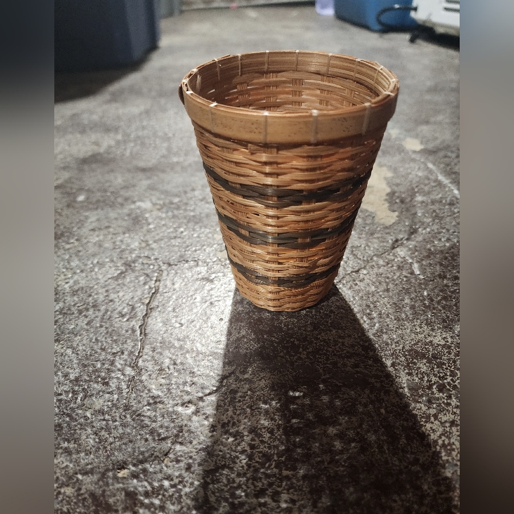 Vintage Wicker Cup Holder